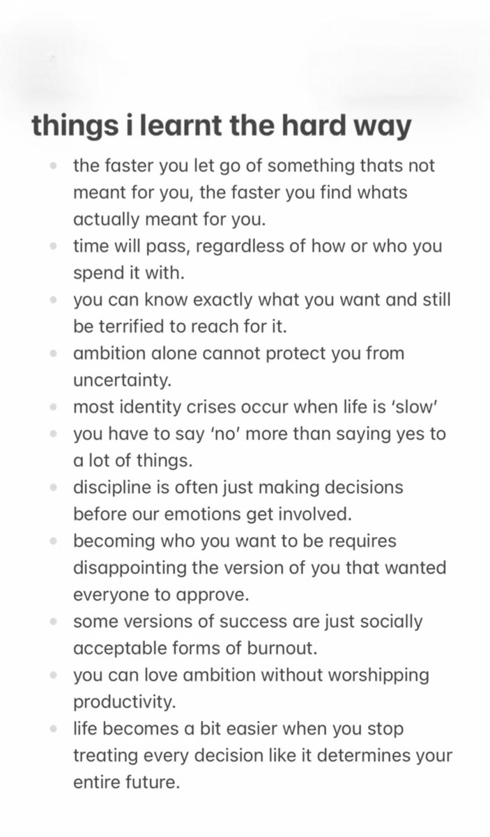 Liminal1988's tweet photo. Things I learnt the hard way https://t.co/GzYQErUyyn