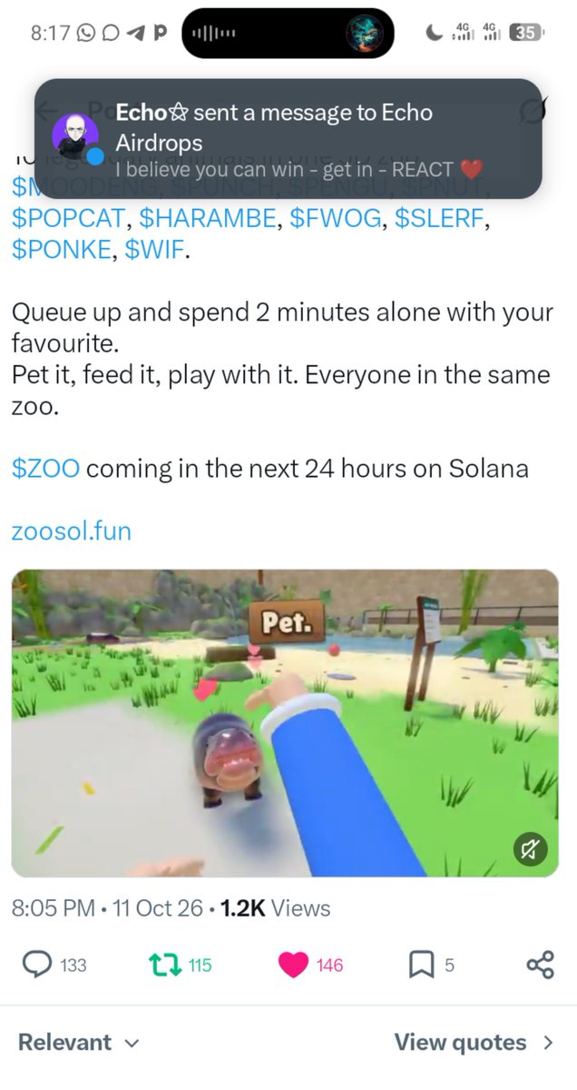 Wolfeye_x's tweet photo. @JusttDerrick @zoosoldotfun Touched 

4U43tz5z2CGwgjjDRmKupqPeveCwPZLXqmdBftnLnEJL https://t.co/EskQLgHYbW