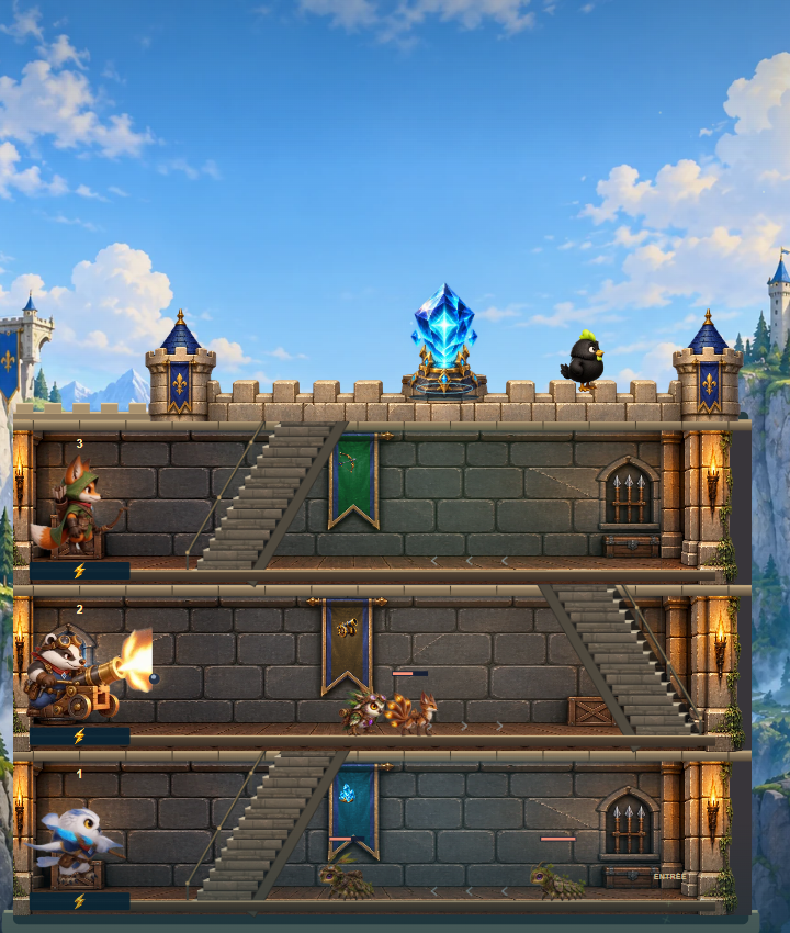 EndlessTowerYS's tweet photo. @GamewithDave Pour ton #DemoSunday : ma démo Endless Tower se joue sur navigateur 🏰 Construire des étages, fusionner les gardiens, protéger le cristal. Je cherche des retours sur la prise en main. Démo en développement, capture réelle 1.42.0, visuels provisoires.
https://t.co/zQqzYD7MWm https://t.co/6gNIk3LiIB
