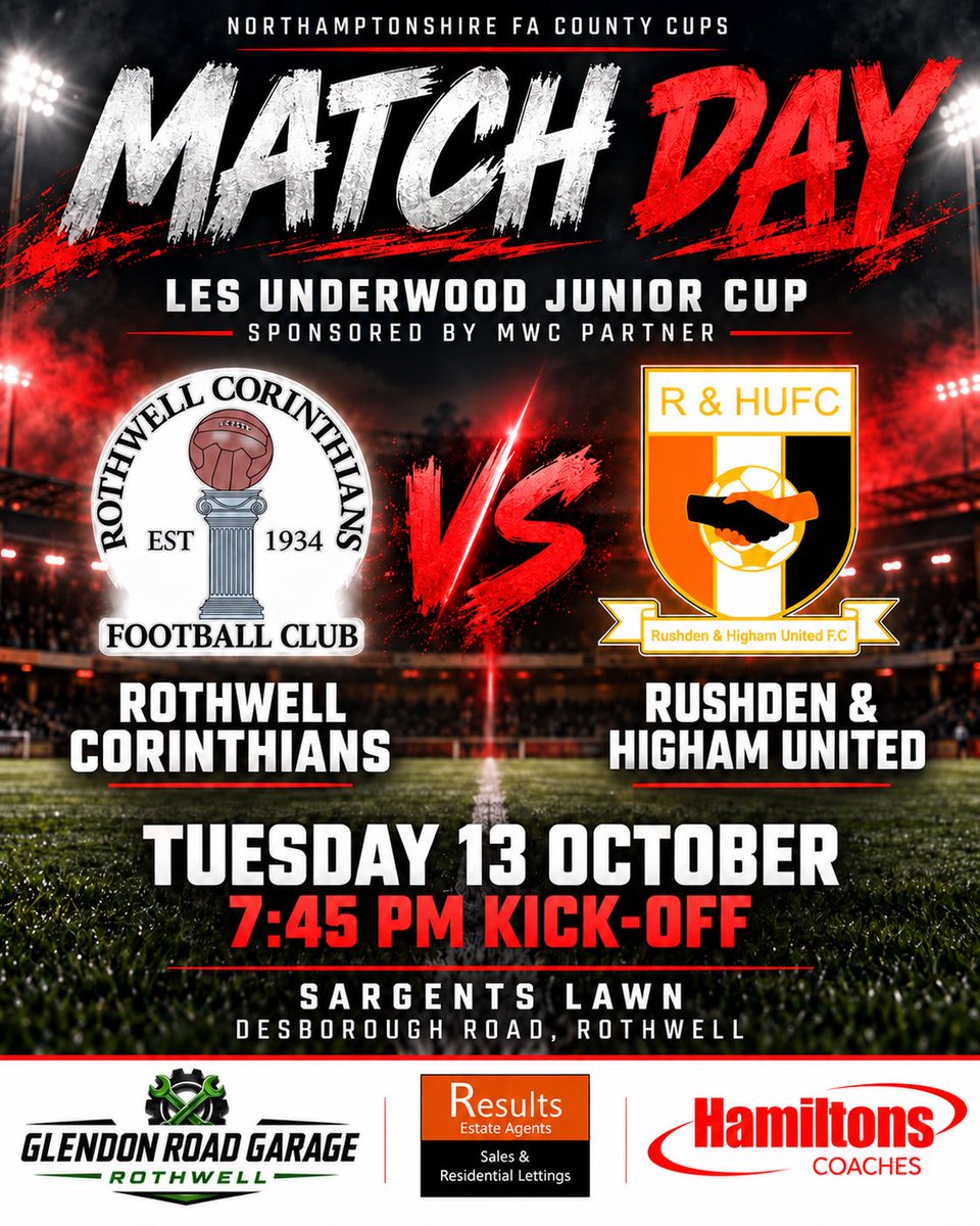 RothwellCFC's tweet photo. @NorthantsFA @RandHUFC @SSMFLOfficial https://t.co/v2N6tM5MOz