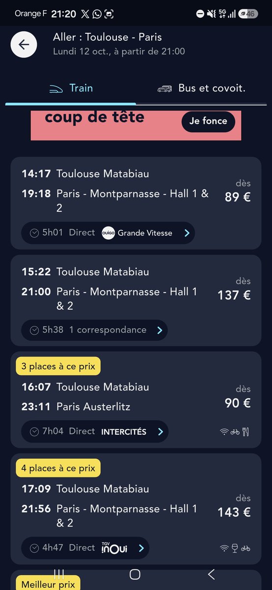 EvilBlakeGwen's tweet photo. @AurianeM @littletwinlulu Meme en train plus avantageux de venir a Lyon mais ok https://t.co/oNGVI22q20