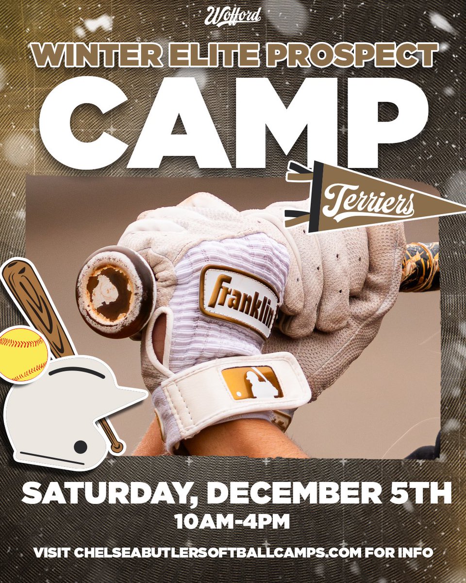 WoffordSoftball's tweet photo. One more chance to 🏕️ on Hope Field this year!🎄🥎

Limited spots available!⬇️⬇️
https://t.co/Z4Fw982O9Q https://t.co/iOLYUlaZlu