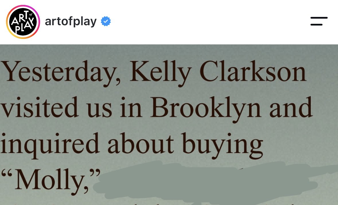 ItWasATea's tweet photo. I have a plug sis @kellyclarkson https://t.co/WB8tg0e7LO