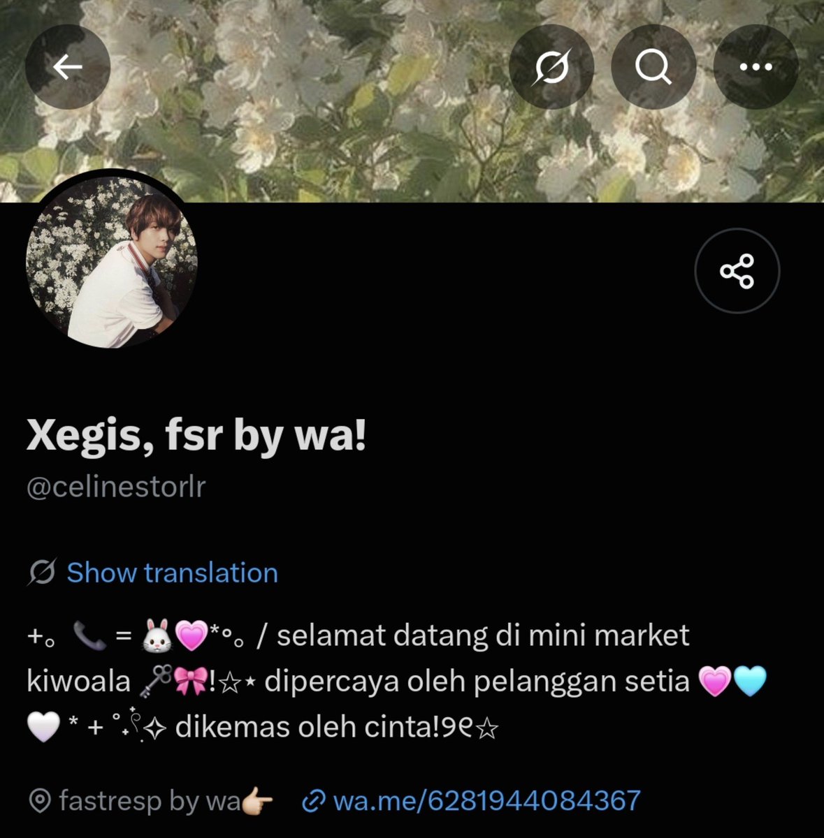 piinotter's tweet photo. @insprddaisyy @celinestorlr. hati hati ya kak sama usn dan nomornya https://t.co/ChJeZr9hze