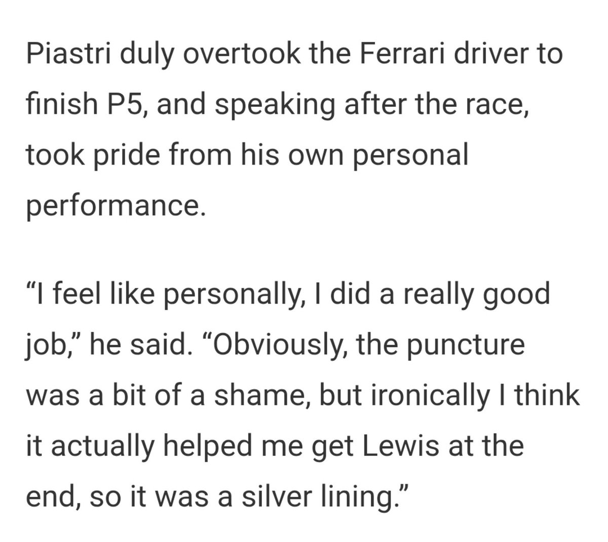 laurogeitabat's tweet photo. oscar is proud of his performance today 🥹

"i feel like personally i did a really good job" https://t.co/WSjLy1Ljqg