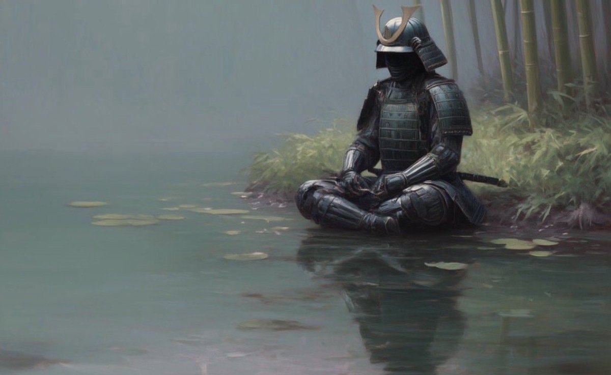 HistoryDailyyy's tweet photo. "Better to be a warrior in a garden than a gardener in a war."  

*-  Japanese Proverb