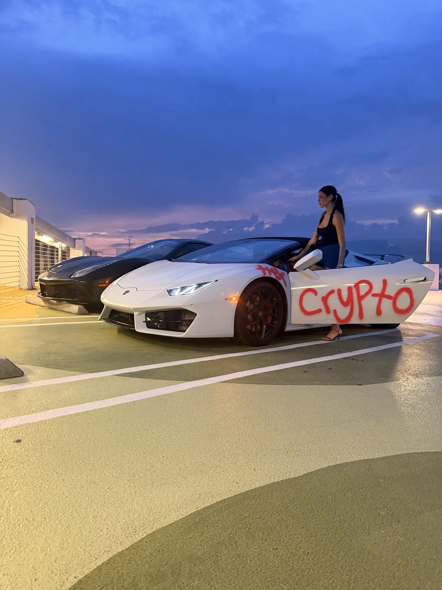 alorahzx's tweet photo. I hope I’m the rage bait that causes people to work harder. 

I’m an 18yr old crypto girl that is self made, with a Lamborghini making 5figs a month. 
I would be jealous too of my success and think it’s fake or blame it on a 
“man’s money” just bc I’m mad at myself 😂 https://t.co/IrEJUV7SWq