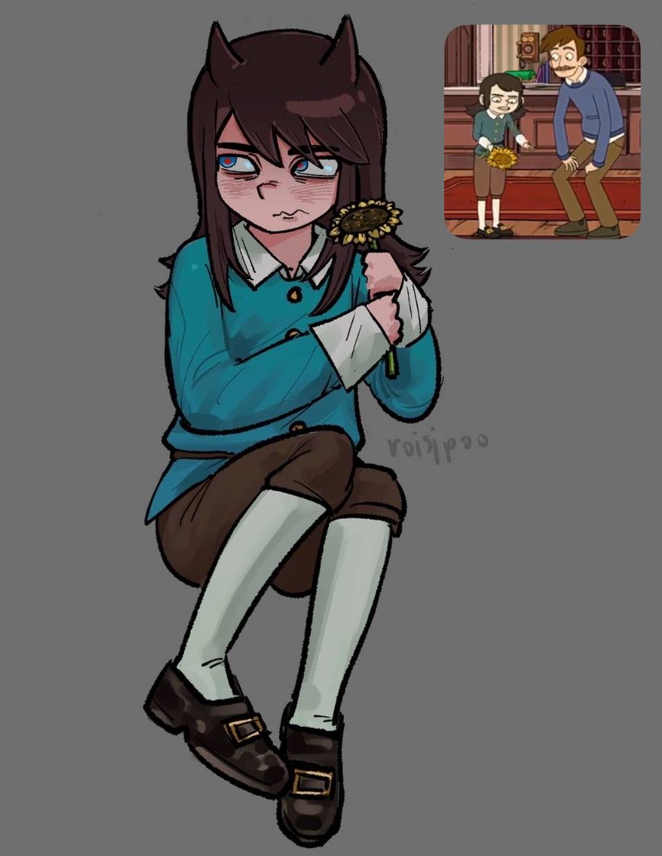 roisipoo's tweet photo. I saw ppl drew abbadon with with horns and i thought that was so cute Guys lets all be cute https://t.co/SrRsHp9bba