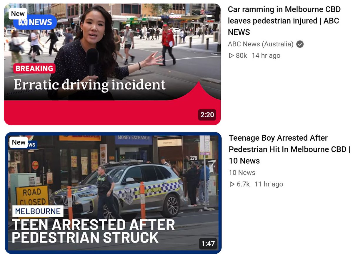 JellyBeam009's tweet photo. "Teen boy arrested after pedestrian hit"......versus...."Erratic Driving Incident". Are you serious @abcnews ?   This is why we turn to independent journalism that's actually on the ground. #defundtheabc https://t.co/TvQKxZoR8w