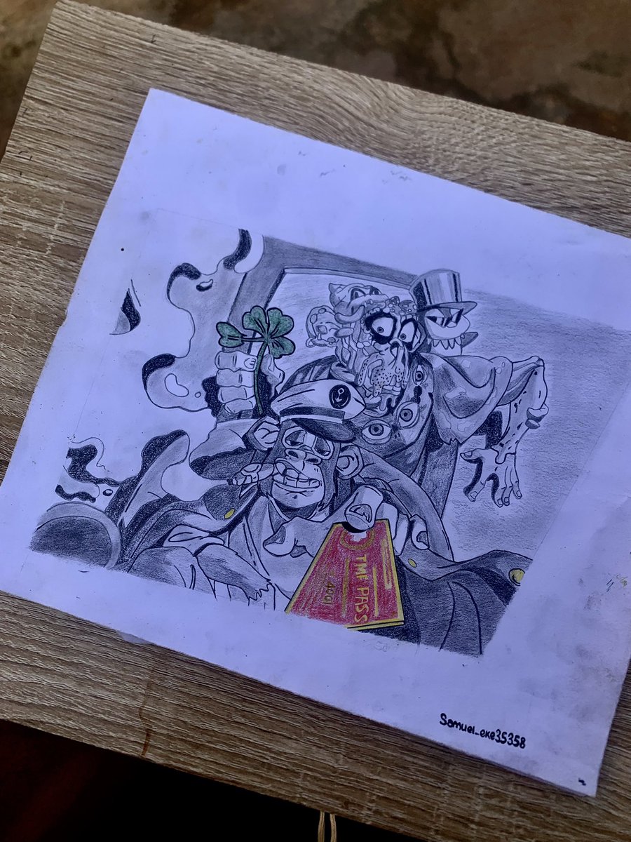 samuel_eke35358's tweet photo. After seeing @themutualfun 🪑himself like this post when it unfinish yesterday, it mean they are watching us all nd it make me to put in the energy more 
Hope 
@Kingpickle 
@what3verman love this pencils work of they
Chair is chair 🪑 https://t.co/9mlUT4kTqJ