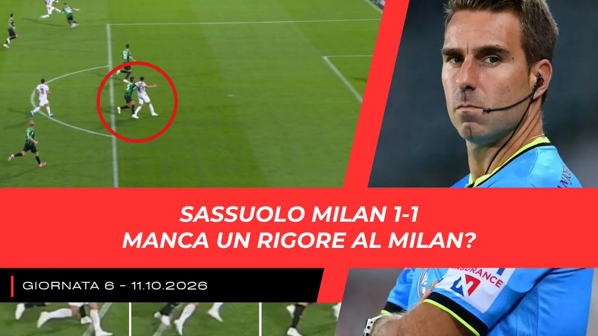 erroriarbitrali's tweet photo. Brutta prova di Fourneau in #SassuoloMilan: al di là del singolo episodio (la trattenuta su Ramos è per me fallosa), non mi ha convinto la gestione dei falli e dei cartellini per tutto l'arco dei 90 minuti.

Partita spezzettata, nervosismo in campo, poco polso sulle situazioni chiave: mi è sembrato di essere tornato ad anni fa.

Qual è il vostro commento? Ne parliamo qui sul canale, per chi vorrà: https://t.co/DUPFAr0KP6

#acmilan #milan #sassuolo #seriea