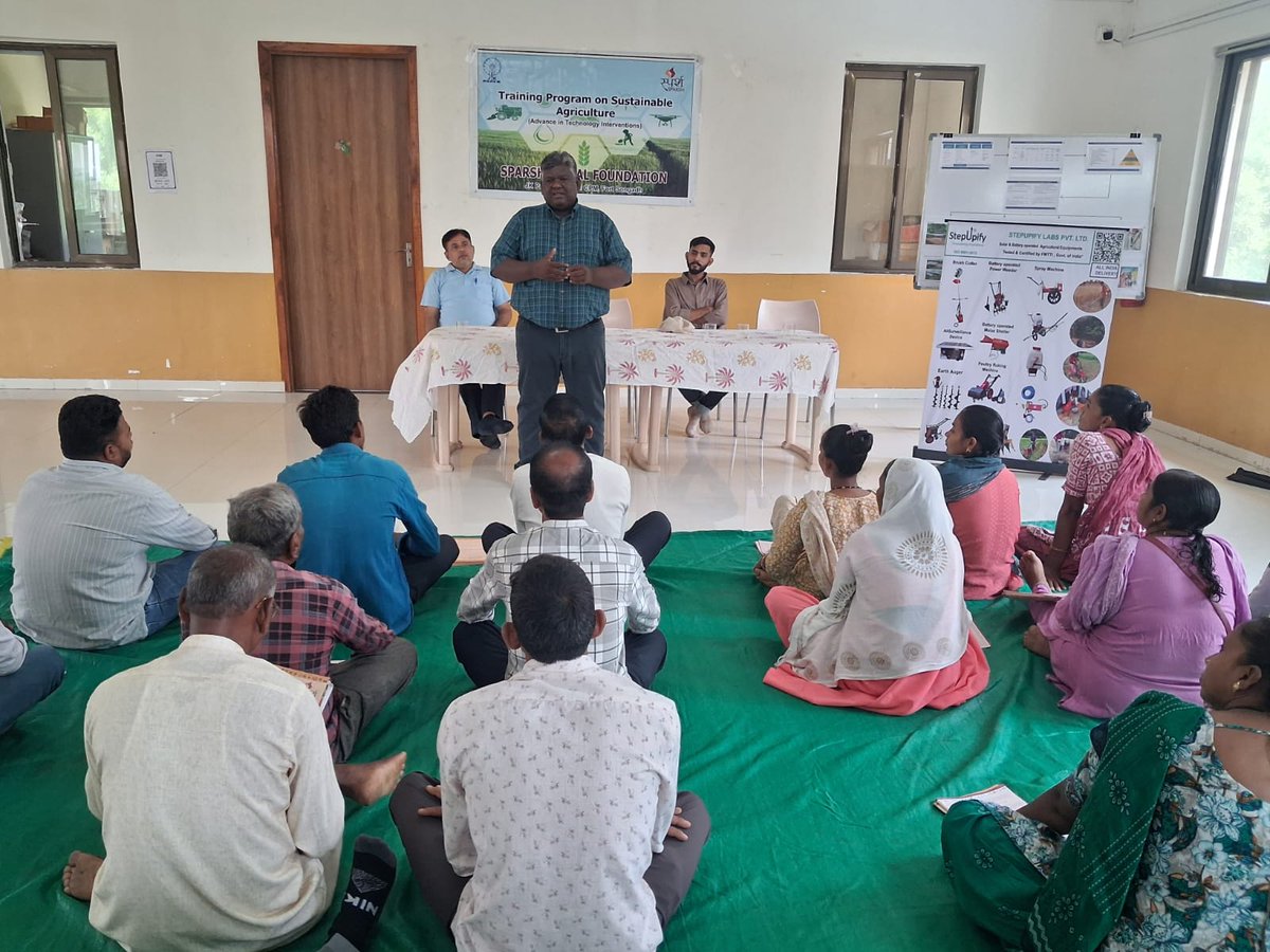 stepupify's tweet photo. Gujarat Update 🌱 STEPUPIFY empowers women farmers with smart, battery-operated agri tools in Songadh, Tapi! Thanks, Sparsh Social Foundation. https://t.co/oIbyrbusKO