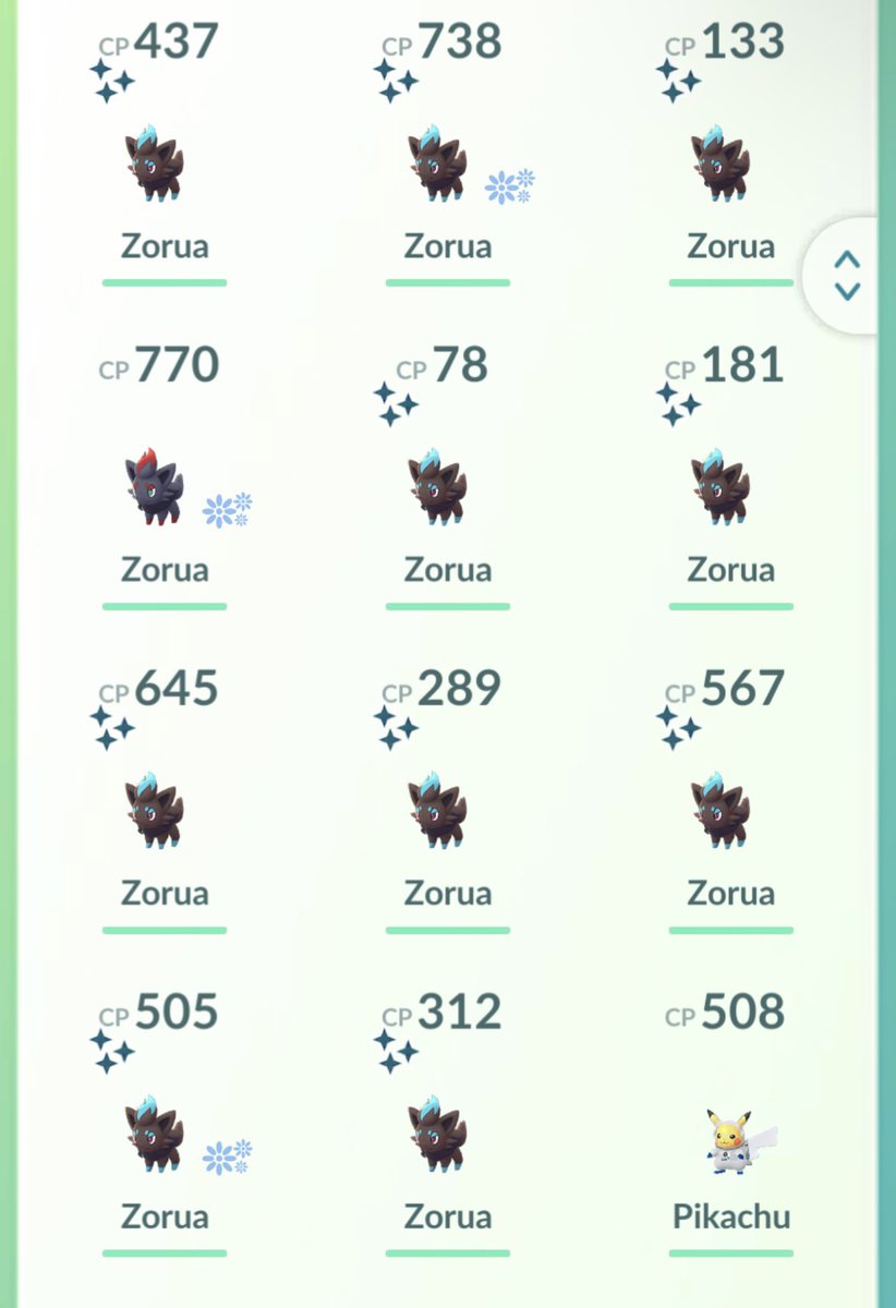 tinyluhv's tweet photo. this community day was insane. #PokemonGo https://t.co/boY0JVxhCy