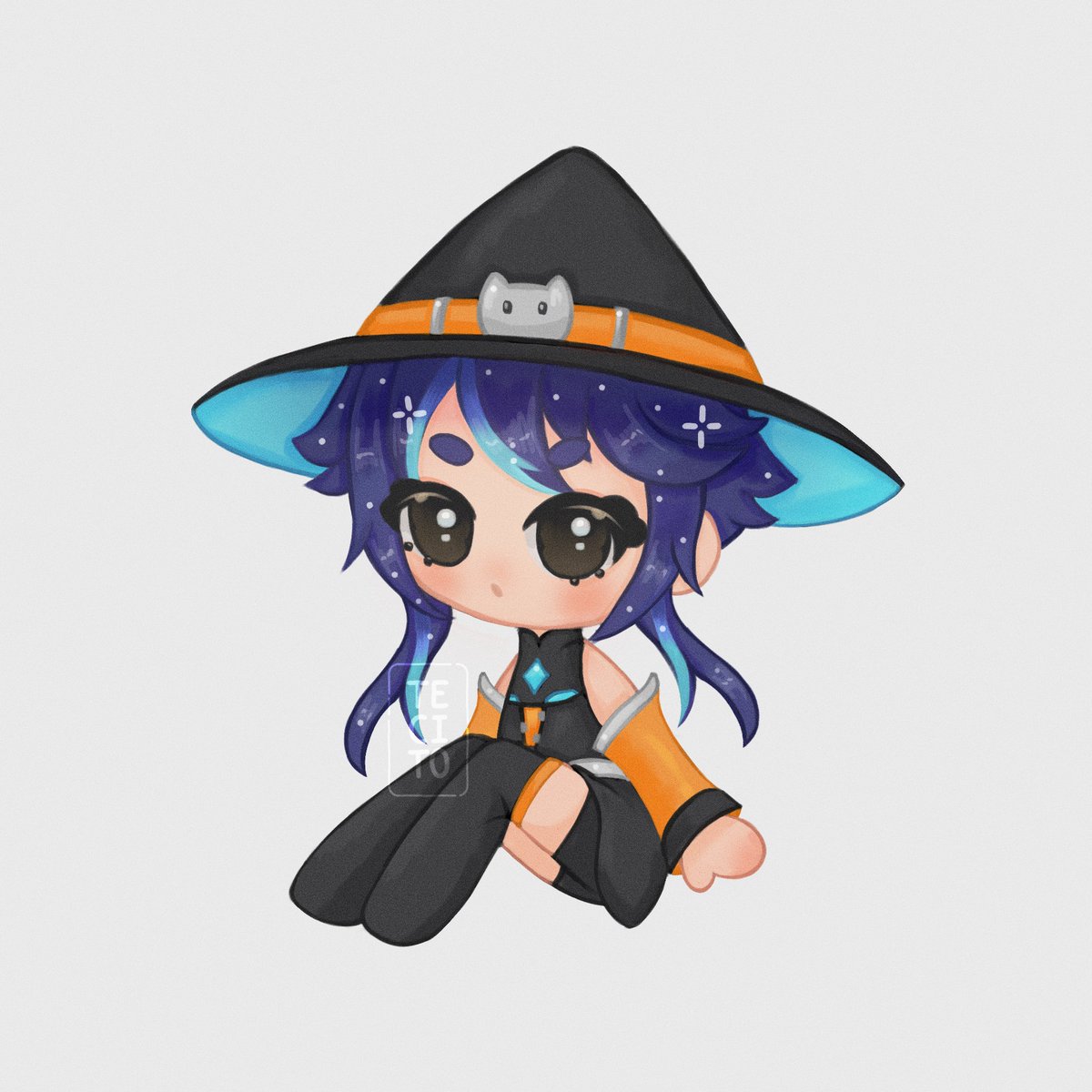 tecichu's tweet photo. tech witch Juno 🩵✨ #overwatch #juno @PlayOverwatch https://t.co/SSsV05tAYc