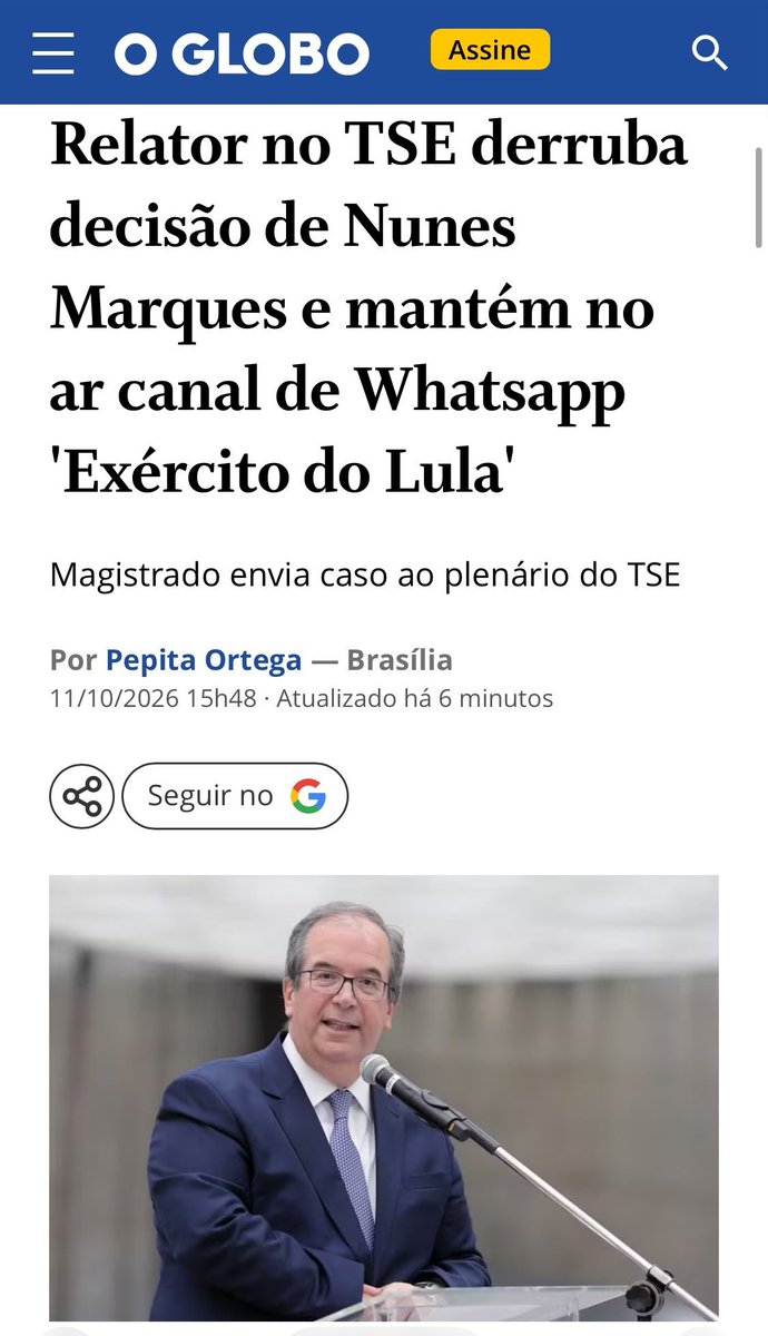 MaverickBonoro's tweet photo. Ou Kassio Nunes coloca o pau na mesa, ou o 'TSE paralelo' de Lula vai tomar as eleições dele. 

Alexandre de Moraes por muito menos, mandava suspender perfils e ninguém derrubava suas decisões. https://t.co/chToZS4P2P