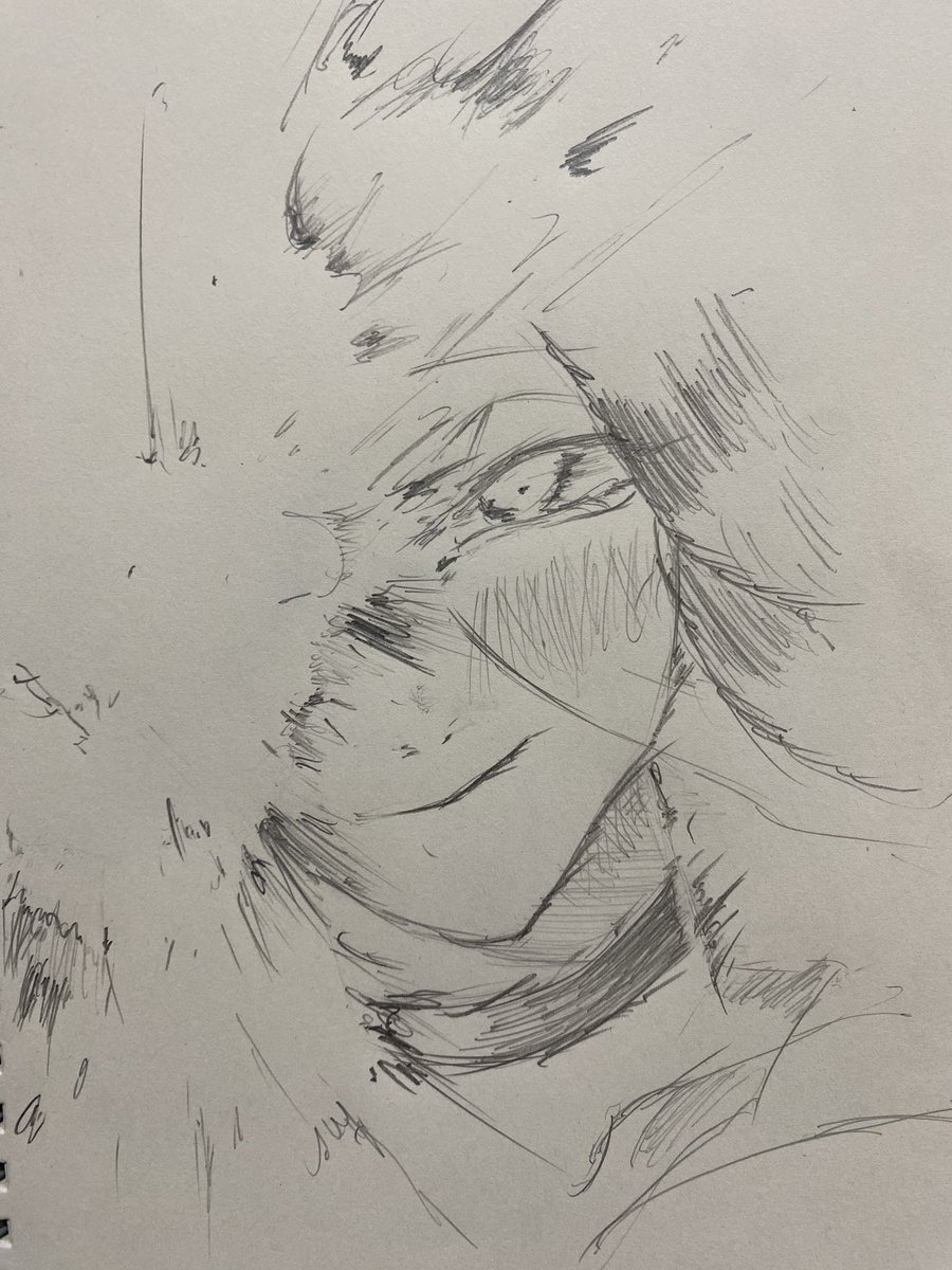 Kada_Enji's tweet photo. 恥ずか��ながらレゼ編を今更見るという…
 #アナログイラスト #イラスト練習中 https://t.co/XUjksejRex