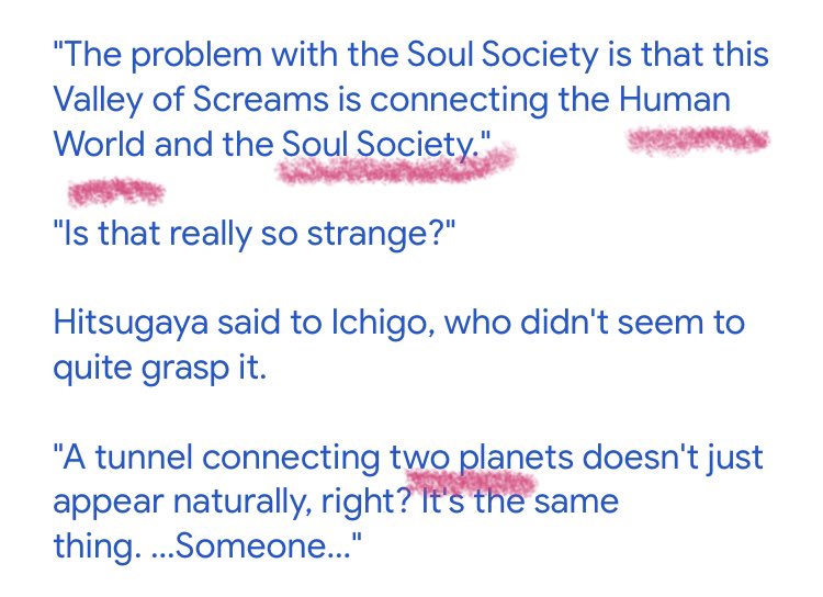 CVDesmond7's tweet photo. @MajikTayuya Human world is not a vacuum it’s a planet it’s atmosphere is considered far reaching in soul society as well as it having a singular atmosphere which are gases  around a planet, and night coming to it which proves it’s a planet that receiving day/night cycle https://t.co/XEdypHokEw