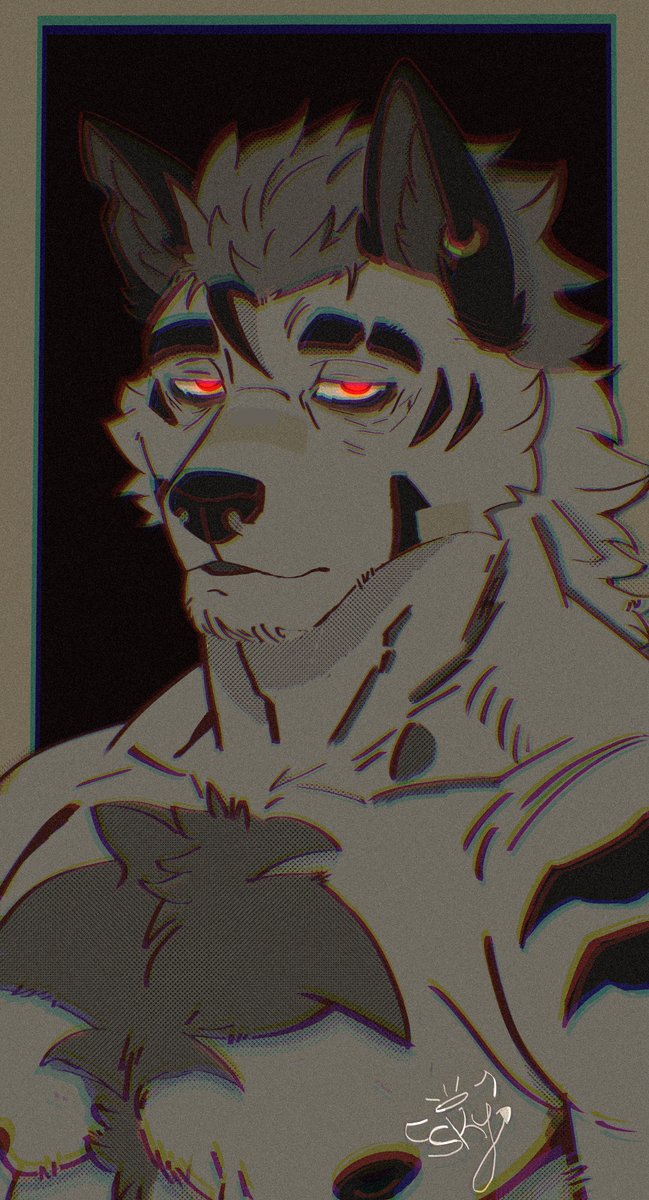 theskyslimits_'s tweet photo. Signal lost

Art for @zSleepySad

#furryart  #wolf #fursona https://t.co/Uo5DPucEvQ