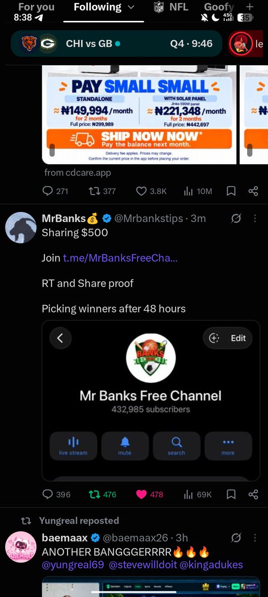 Emeldavolta's tweet photo. @Mrbankstips Hopefully I can pay my fees before my exam on Wednesday 🫠
Fingers crossed 
God bless you for the opportunity Mrbanks https://t.co/hrdViCxt1H