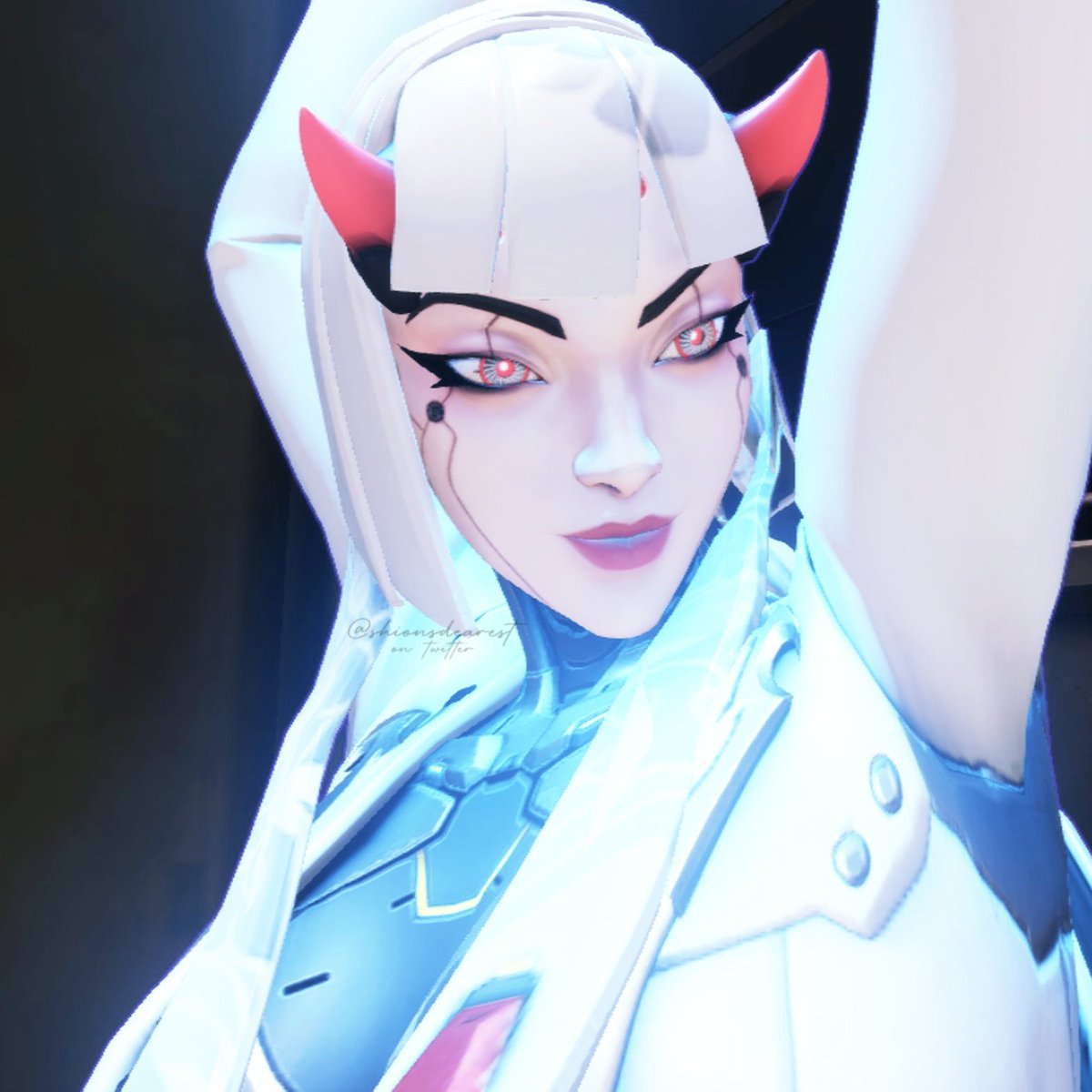 shionsdearest's tweet photo. She is blue because she wants to fucking execution you. https://t.co/sr5liYc6QY