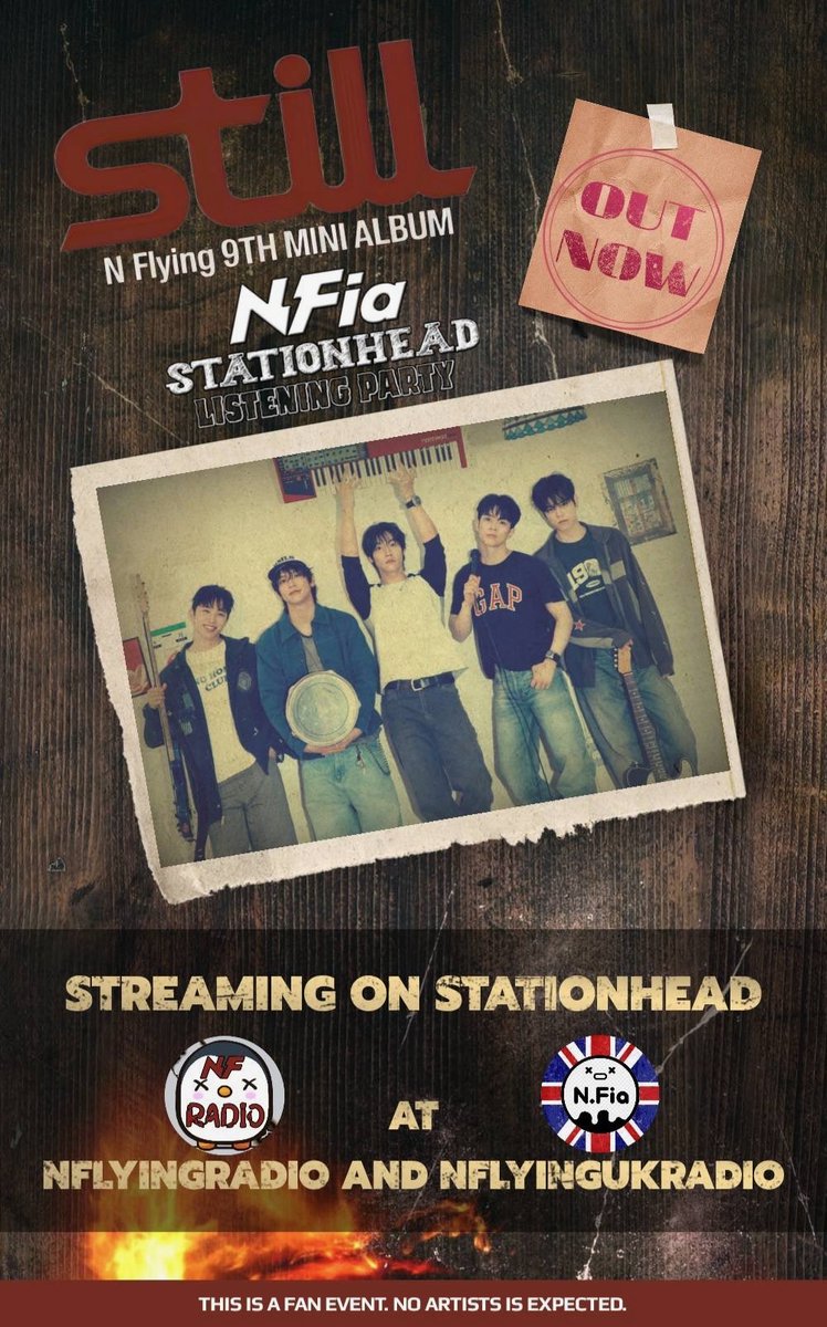 nflyingukradio's tweet photo. Streaming N.Flying new album
https://t.co/am25IcRkGJ

#nflying
#still https://t.co/SB1LmPnsNs