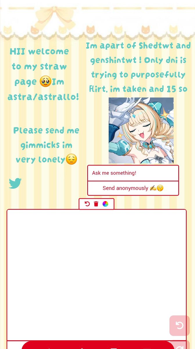 Astrall0's tweet photo. Give me gimmicks NOW astra wants gimmicks to post...give me them, (you might need to scroll when you go on my strawpage idk why its weird) https://t.co/7F6eepvYdr https://t.co/1B8L04JyYy