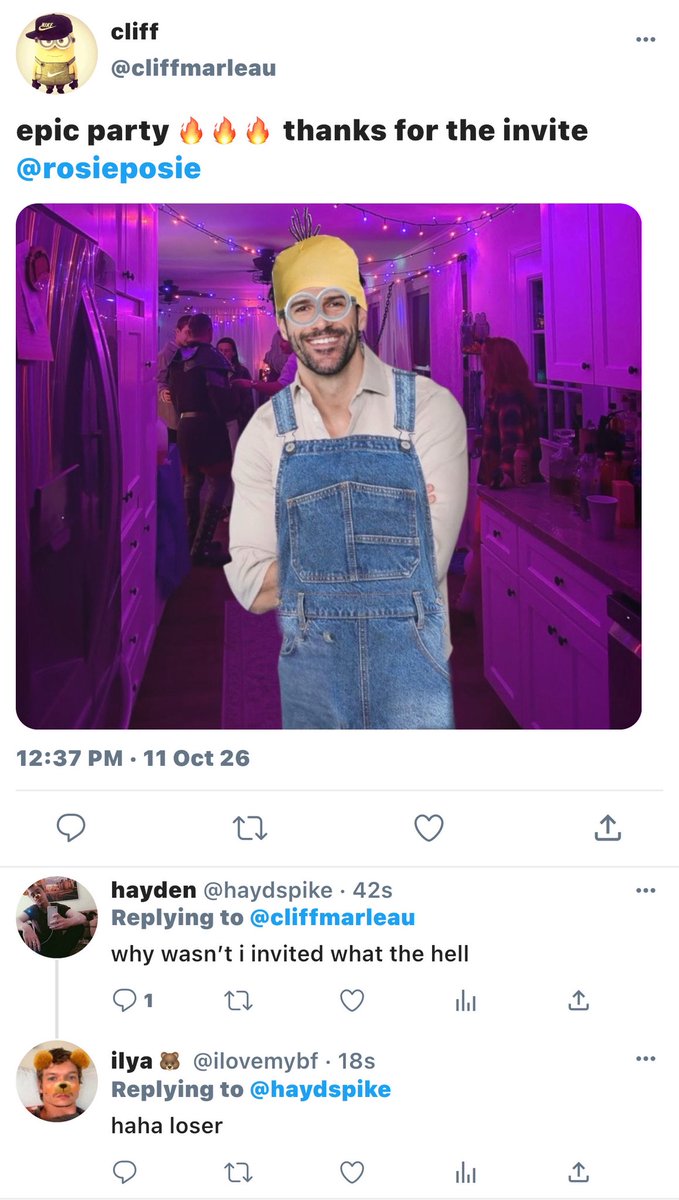mysweetbuny's tweet photo. Shane 🐰 &amp; Ilya 🐻 go to a Halloween 🎃 party https://t.co/h0AvhRVYe2