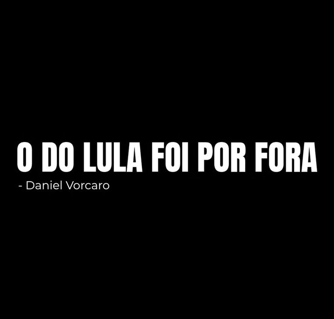 andrebav3's tweet photo. @tuiteressa @Metropoles Aliás, depois do audio do Vorcaro nem sei como essa eleicao não acabou ainda. O resultado é óbvio. Lula vai da presidencia para a jaula que merece. https://t.co/MpzFBjBb5z