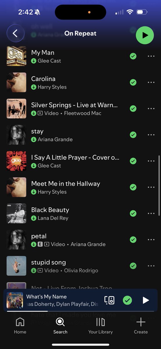 wolfstarzkinnie's tweet photo. my on repeats ! i listen to mostly vinyl tho🧁 https://t.co/l7a0y1luAC