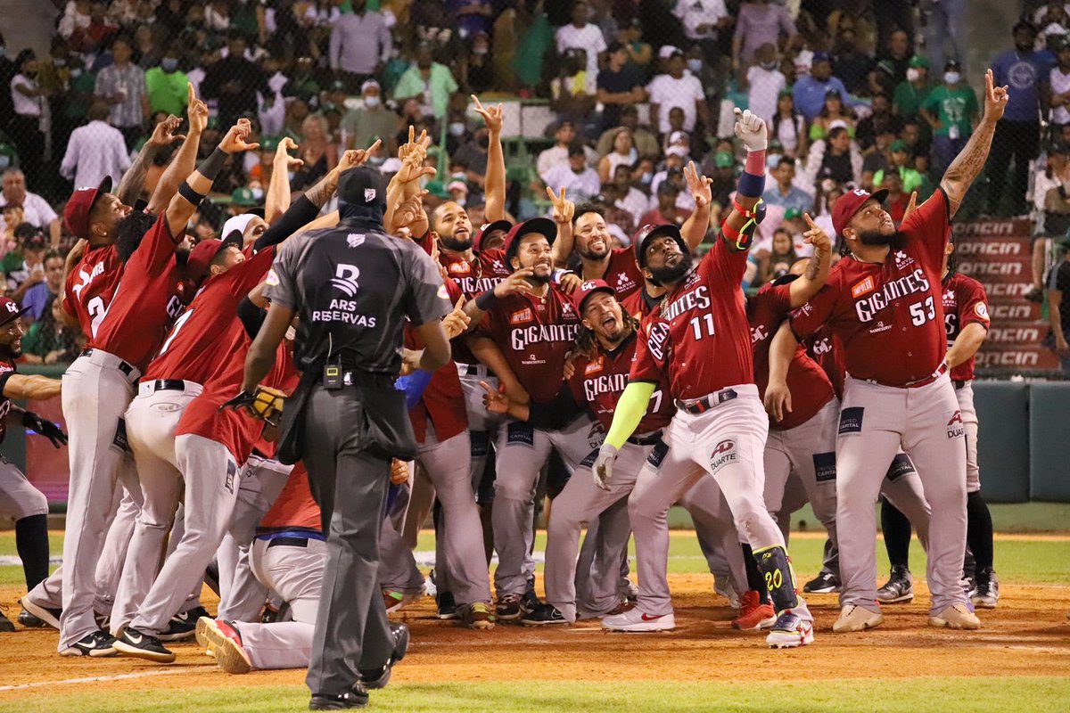 DanielAraujoRD's tweet photo. La ofensiva de @Gigantes_Cibao es la de mayor nivel en el papel para el inicio de Lidom:

1. Carlos Jorge CF
2. Emil Morales SS
3. Agustín Ramírez C
4. Deyvison De los Santos 1B
5. Marcell Ozuna DH
6. Noelvi Marte RF
7. Jefferson Rojas 3B
8. Garcia/Mazara LF
9. Edison Paulino 2B https://t.co/bsx14dnsVK