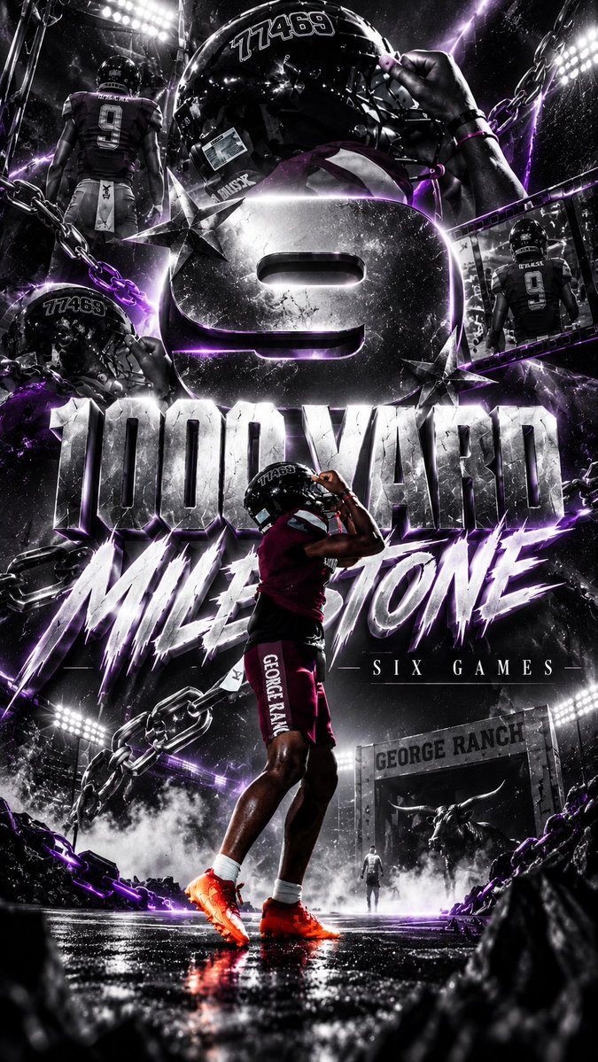 BrandonJeffrsn's tweet photo. I am beyond blessed to reach the 1000 Rushing Yard Milestone, in six games alone. Wanna thank my amazing coaching staff and my tough O Line! #AGTG @jomaul66 @Coach_DJones @coach_jbaxter @CoachMaxwe11 @CoachKGranger @andy_lucas98 @nickmeltz @dctf @247Sports @vypehouston https://t.co/046sMSyG9z