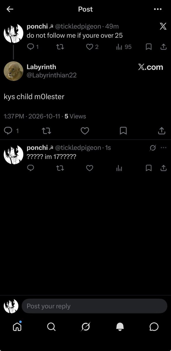 tickledpigeon's tweet photo. im a child molester for not wanting old people to interact??? https://t.co/tyCyZwvSY5