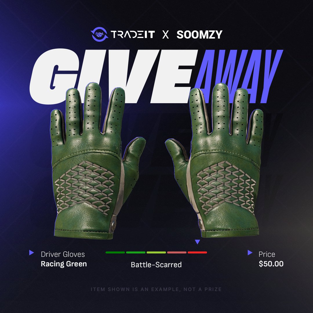 Soomzyy's tweet photo. 💰 $50 GIVEAWAY!

✅ Follow Me &amp; @tradeit_gg 
✅ Retweet
✅ Tag a Friend

⏰ Rolling in 7 Days! https://t.co/1V5qRIug13