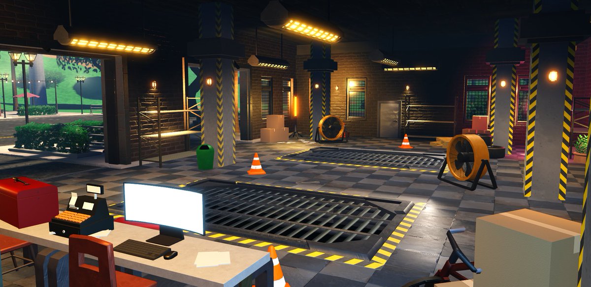uwaisplayz's tweet photo. There's been so much work & effort bringing this Garage to life over the past 3 months with @h1morning and @ImNotCrxstal.  🛞🎨✨

We worked through countless iterations of the UI, the build, the items, and the mechanics itself. I'm happy you all finally got to see it and playtest it yesterday!

Here are some shots of the interior, plus a peek into my very messy Figma file (and this isn't even all of it 😭) #RobloxDev #Roblox