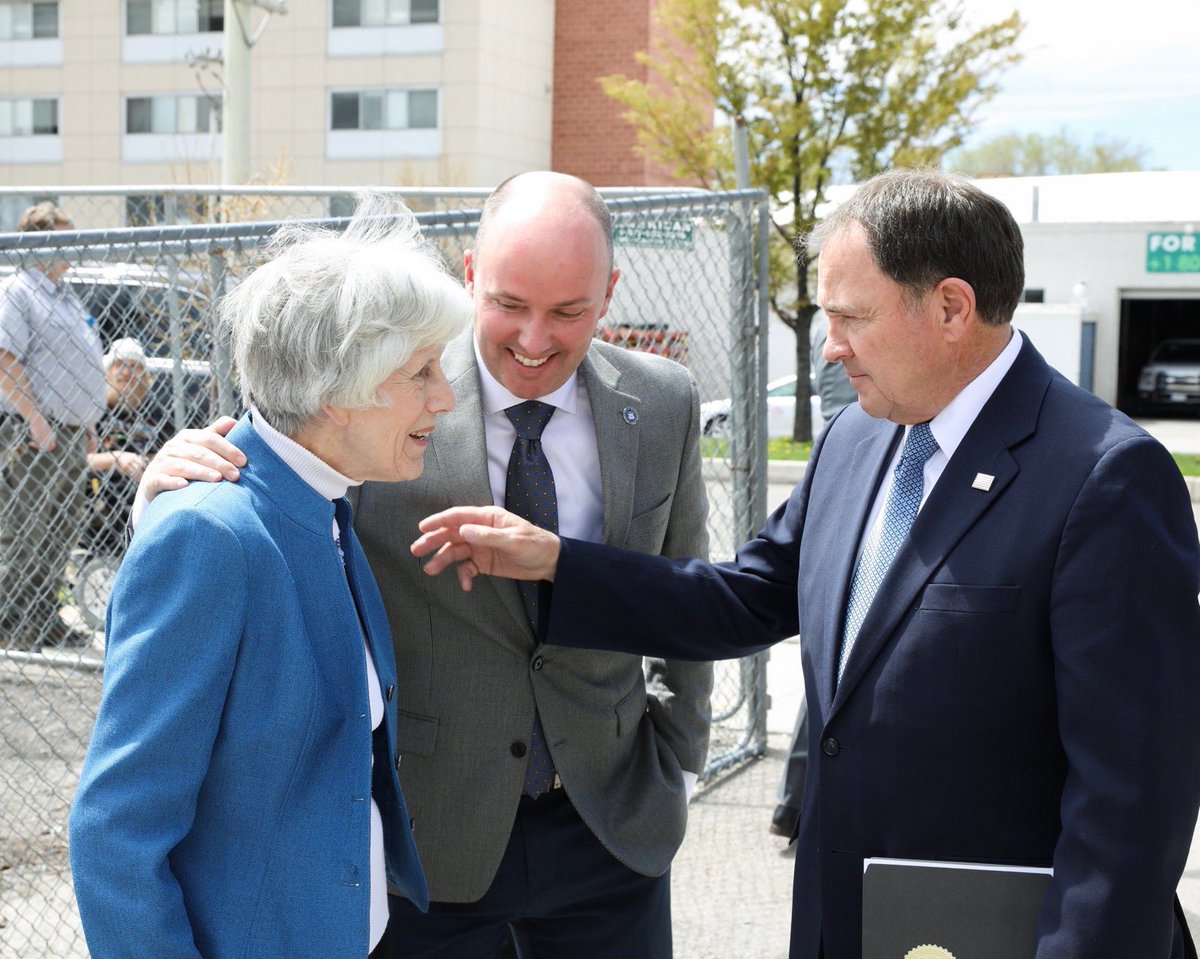 GovHerbert's tweet photo. Utah has lost a remarkable servant and I have lost a dear friend. Pamela Atkinson was my special assistant, a tireless champion for those experiencing poverty and homelessness, and a bridge-builder among people of all faiths, the Legislature, and communities across our state. https://t.co/AJGK09xl57