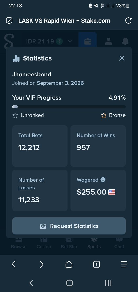 jhameesbon's tweet photo. @pp_privatejet_2 Unranked
Wagered a little under your code @pp_privatejet_2
Jhameesbond #STAKEDICE https://t.co/GjqxJh3kis