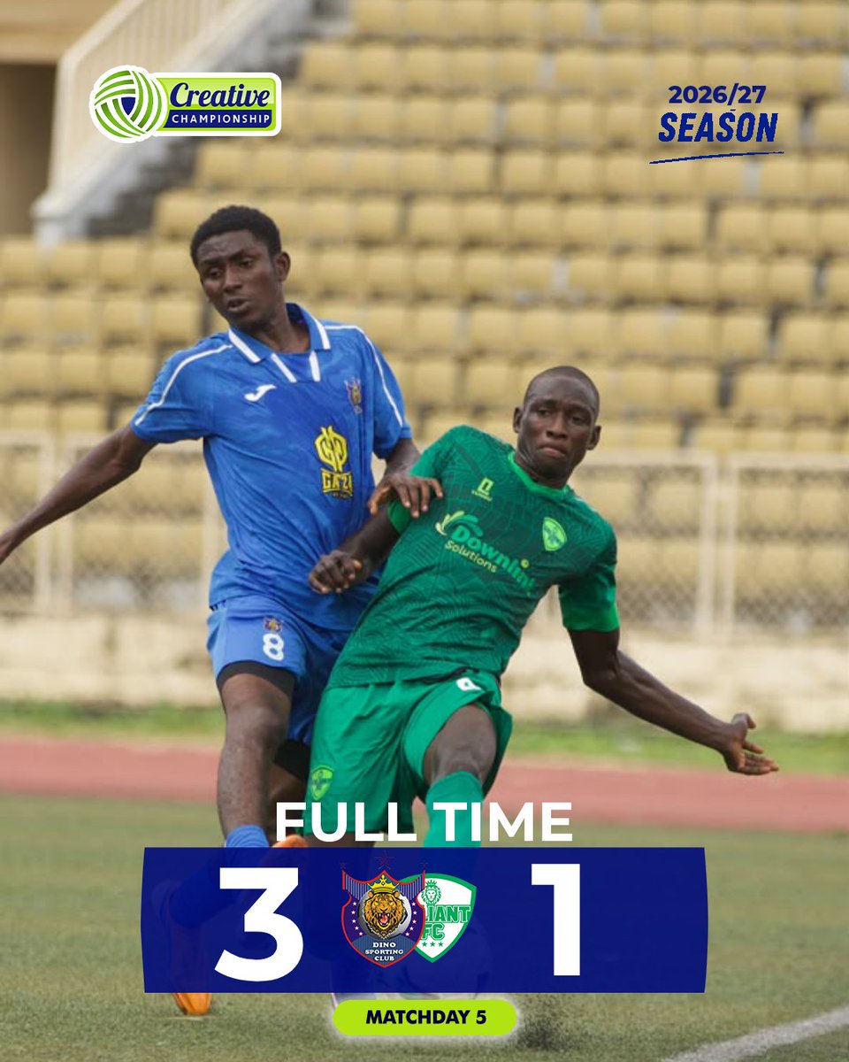 official_tcchq's tweet photo. Dino claim victory over Valiant. 

#TCC | #DSCVAL | #Bet9ja https://t.co/6JmopCs6er