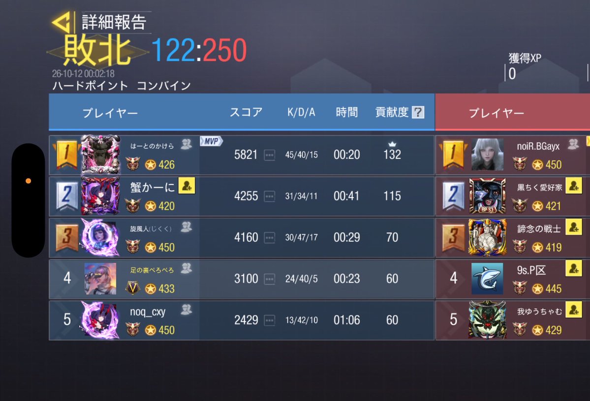 tenmei_9's tweet photo. 2026/10/11 Sun
23時
御相手様:  @NoiR_B_codm 様
結果:0-4 lose

対戦ありがとうございました🍀
また機会があればよろしくお願いします https://t.co/lS09Po8LNZ