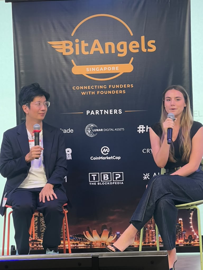 BitAngels's tweet photo. That’s a wrap on BitAngels Singapore!

@TOKEN2049 week brought the whole industry to Singapore. For four hours, a room of founders and investors got to actually talk. 

A few snaps from the day show founders on stage and investors leaning in, but the hallway conversations were just as much a part of it.

Thank you to everyone who filled the room, from the people who pitched to the partners who made it possible.

Singapore, we’ll be back! Watch this space for where BitAngels lands next.
