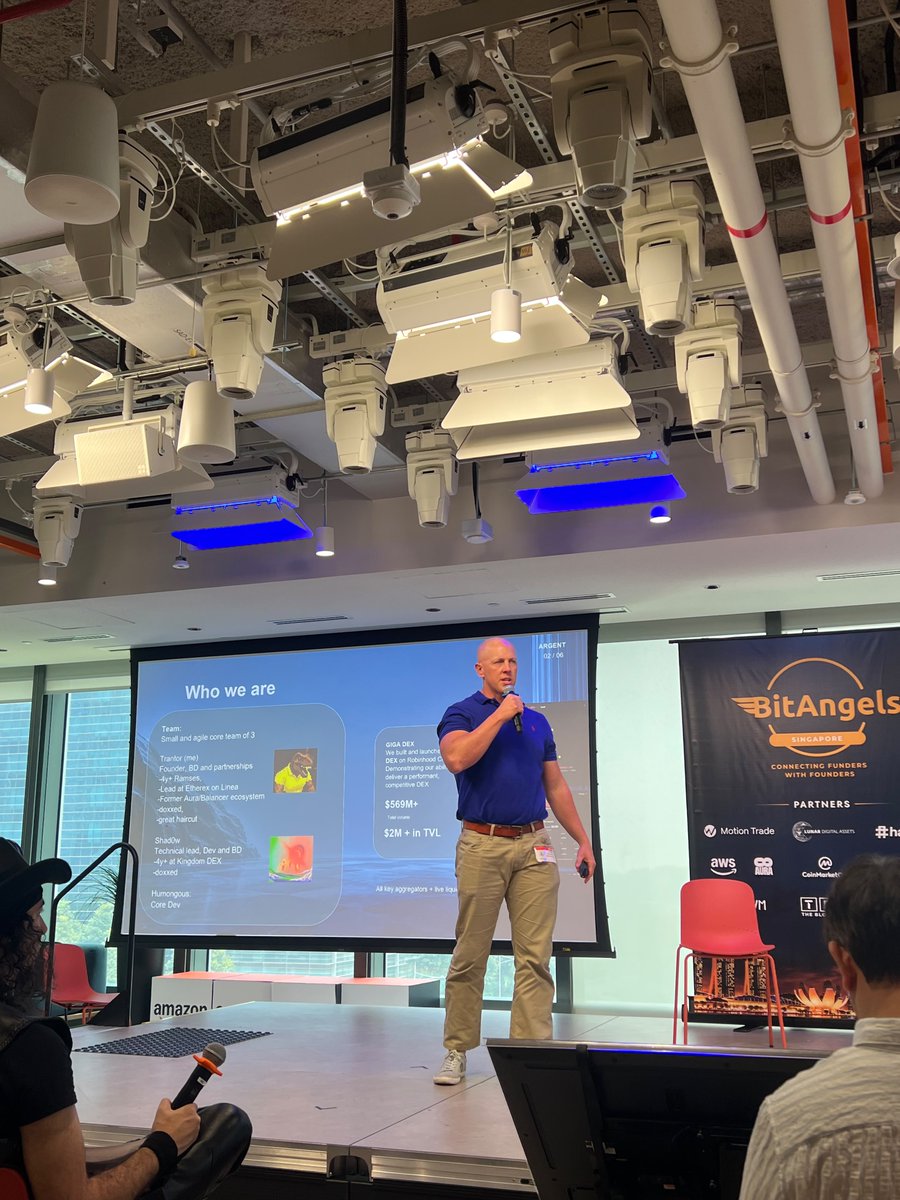 BitAngels's tweet photo. That’s a wrap on BitAngels Singapore!

@TOKEN2049 week brought the whole industry to Singapore. For four hours, a room of founders and investors got to actually talk. 

A few snaps from the day show founders on stage and investors leaning in, but the hallway conversations were just as much a part of it.

Thank you to everyone who filled the room, from the people who pitched to the partners who made it possible.

Singapore, we’ll be back! Watch this space for where BitAngels lands next.