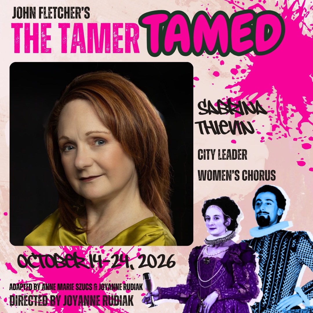 WalterdalePlays's tweet photo. #yegtheatre #tamertamed #walterdaletheatre

THE TAMER TAMED
by John Fletcher
Adapted by Anne Marie Szucs and Joyanne Rudiak
Directed by Joyanne Rudiak
Onstage October 14-24, 2026
Tickets: https://t.co/SbbpgI2CIF https://t.co/mxwTXmOyiv