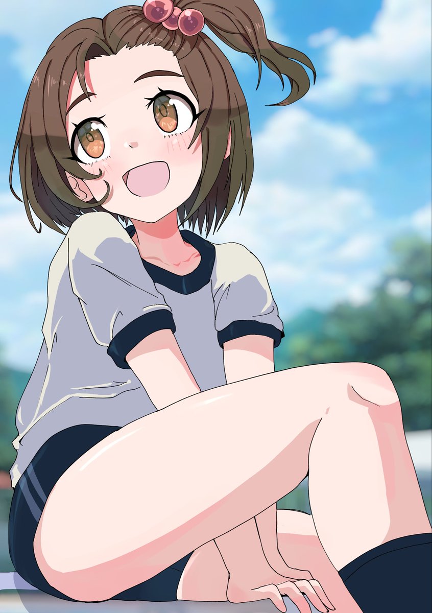 miko_kanidayo's tweet photo. 体育の授業でひと休み中の柳瀬さん。

#デレマス版深夜の真剣お絵かき60分1本勝負+15分
#柳瀬美由紀 https://t.co/2vu5nkagiz