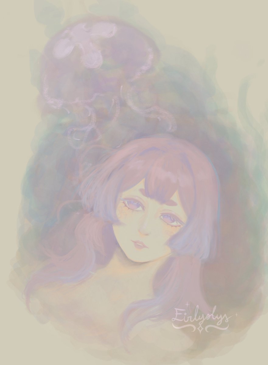Eirlyslys's tweet photo. Kokomi art I cooked some months ago (I was trying Sketchbook) https://t.co/XszKzNwuBI