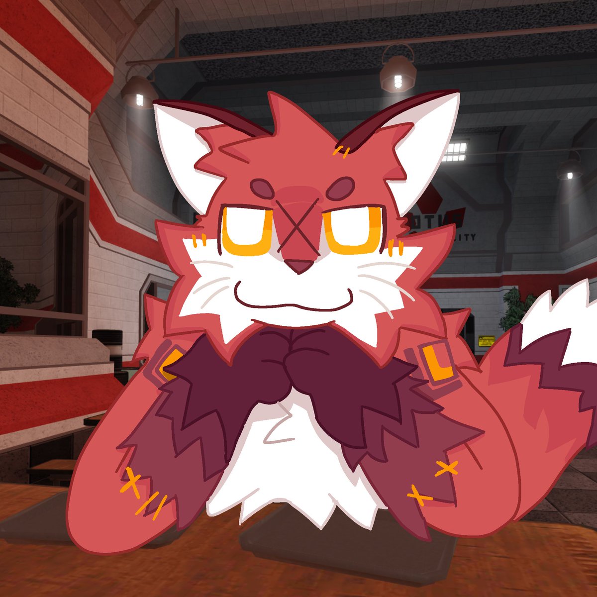 ShoeRubberEater's tweet photo. Hazzy keeping you company during lunch break #kaijuparadise https://t.co/rdqeGlQUnn