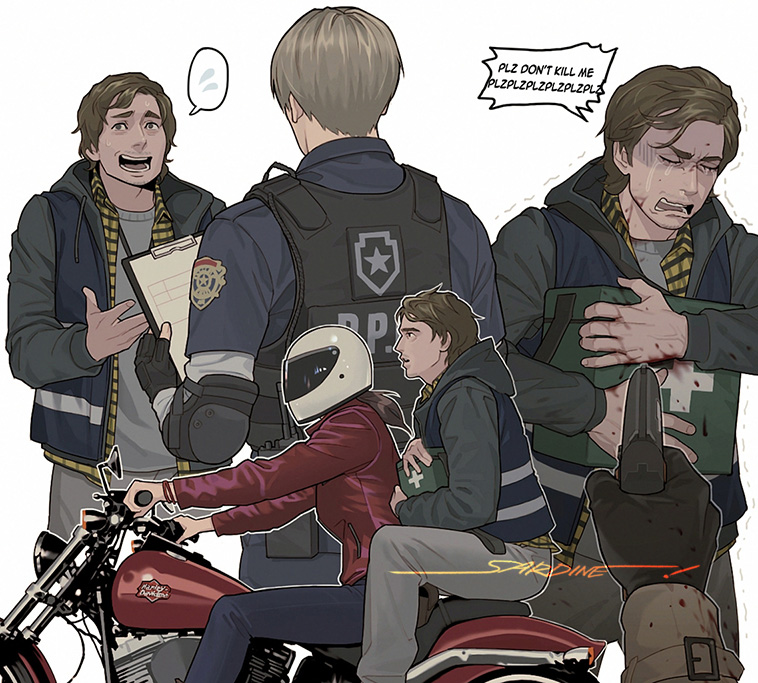 kjr0313's tweet photo. nights in raccoon city https://t.co/OeSej06maf