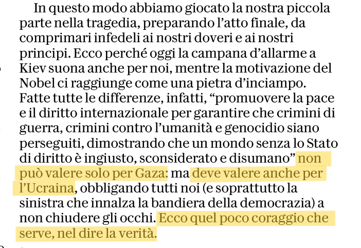 rafforiani's tweet photo. C'è un popolo sequestrato, torturato, umiliato, bombardato tutte le notti, ma @eziomauro usa il Premio Nobel alla giurista che ne denuncia lo sterminio per parlare di Putin.
Russia 21 pacchetti di sanzioni, Israele zero.
Incredibile. @repubblica https://t.co/oW1tGwwyyz