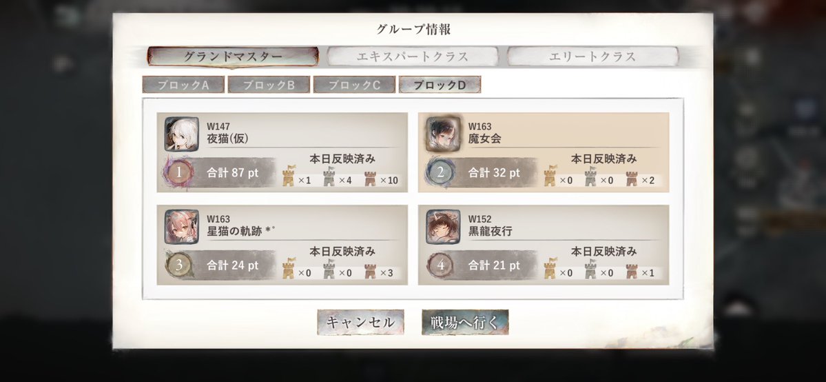 hamster163702's tweet photo. あざした
格上つらくてもせめて余った分の布告くらいしてほしい https://t.co/2q5grSdonG