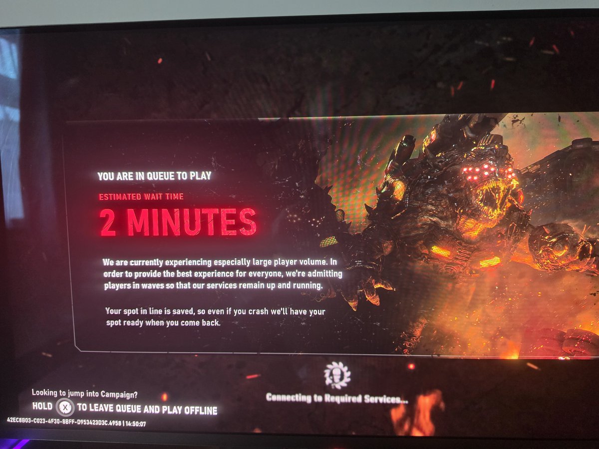 Michael89931302's tweet photo. @TheRedDragon I cant get on xbox too many players https://t.co/G3s8FuTb7i