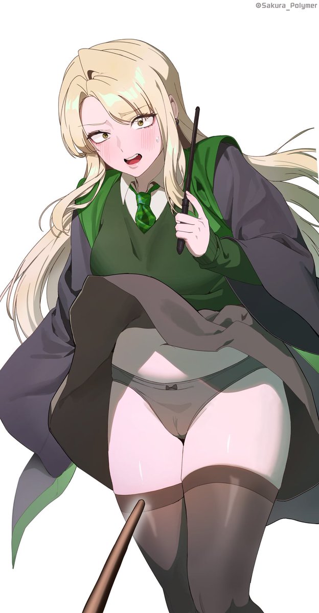 Fatalwaifus's tweet photo. "EEK! W-What are you doing Pottah?" https://t.co/GwM6dLqE1B