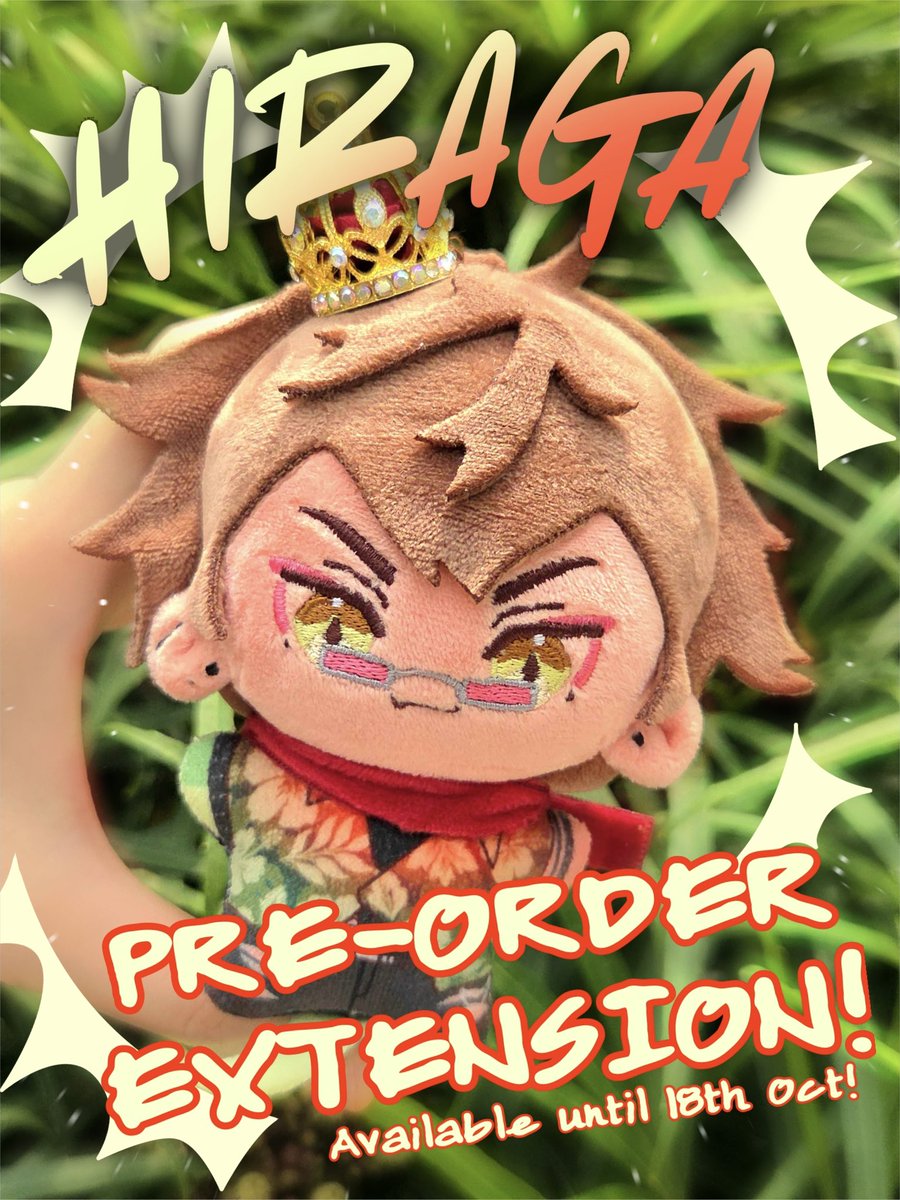 kri5pp's tweet photo. ⭐️ HIRAGA x Kri5pp ⭐️

GREAT NEWS HIWANAS! Pre-orders for the HIRAGA 12TH ANNI MERCH has been EXTENDED🔥

🦎 Open until 18th October!! ONE EXTRA WEEK!!! 

#12THIGUANNIVERSARY https://t.co/hBoKjh4Rj4